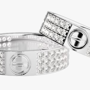 Silver Engagement Ring
