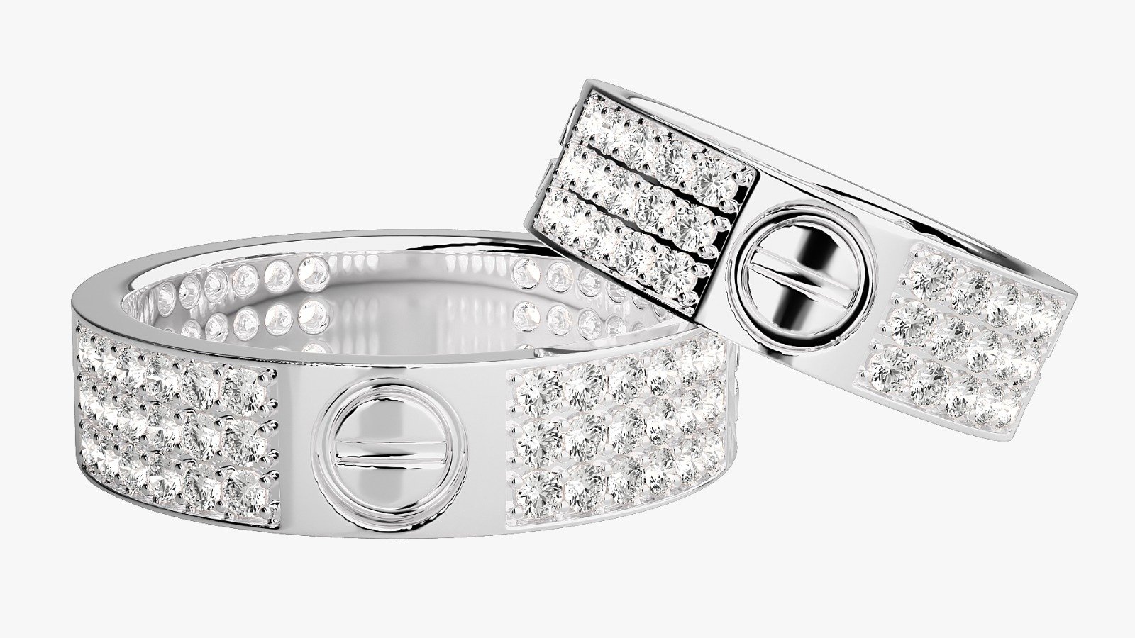 Silver Engagement Ring