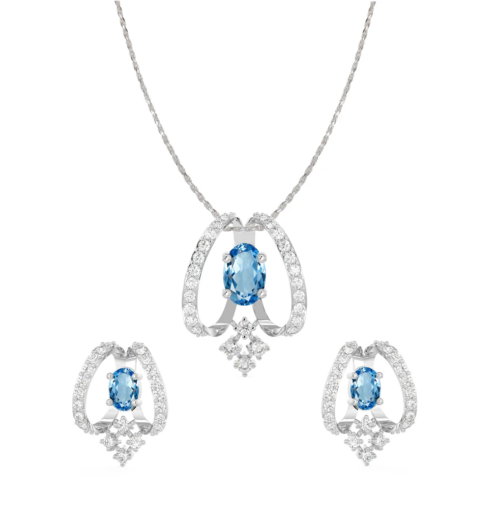 Silver Stella Jewellery Set - Image 3