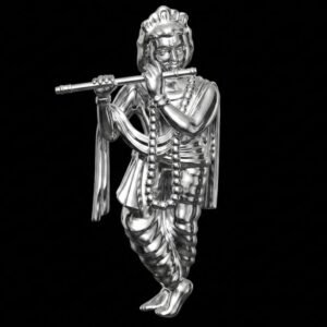 Makhana Krishan ji  silver Pendant