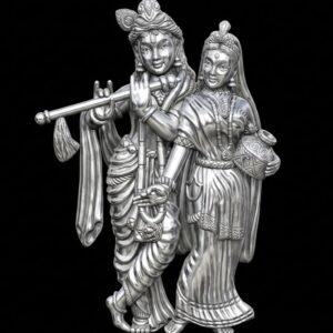 Makhana Krishan ji  silver Pendant