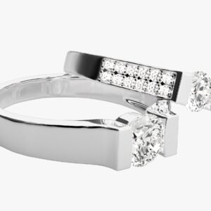 Silver Ceci Solitaire Jewellery Set