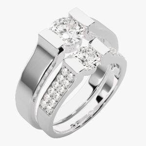 Silver Ceci Solitaire Jewellery Set