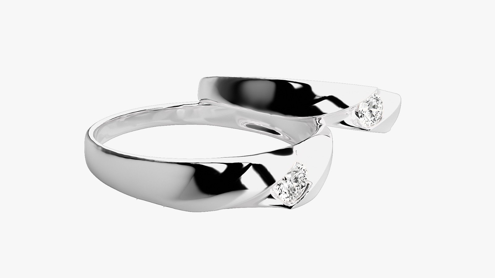 Silver Engegment Ring - Image 2
