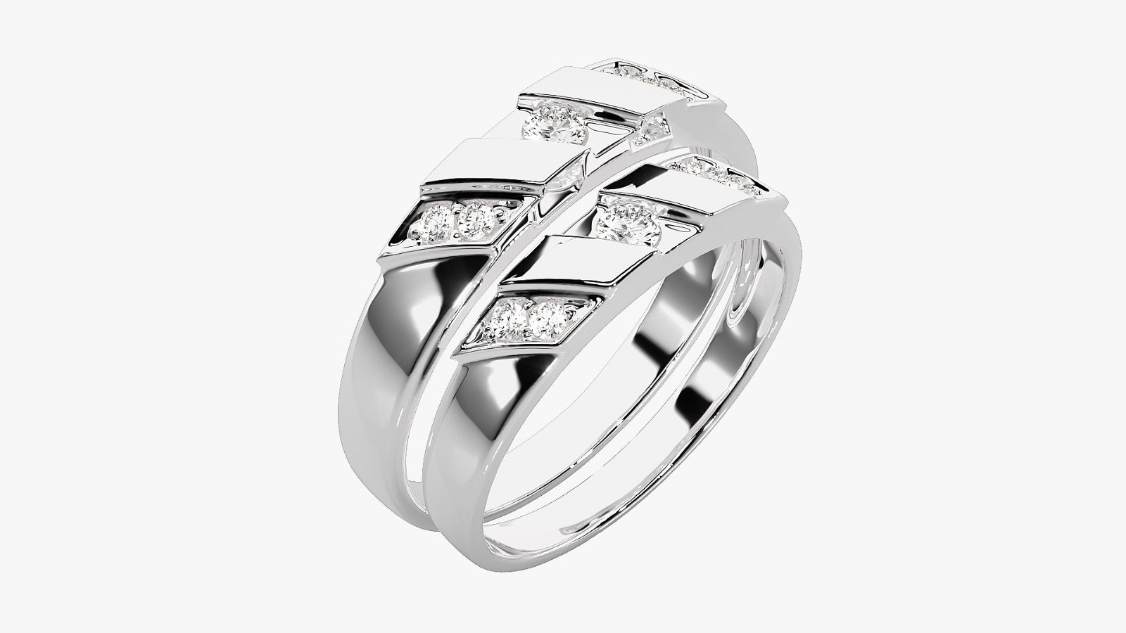 Silver Engagement Ring